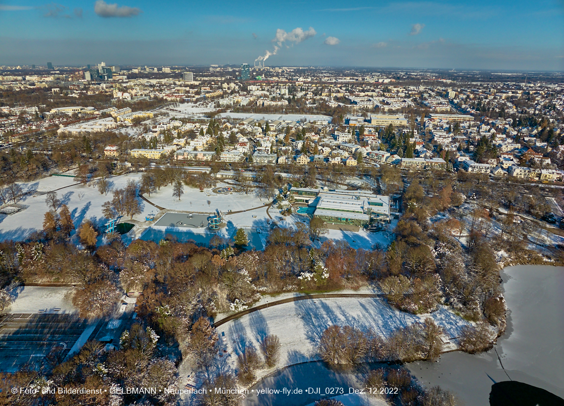 12.12.2022 -  Ostparksee mit Umgebung in Neuperlach